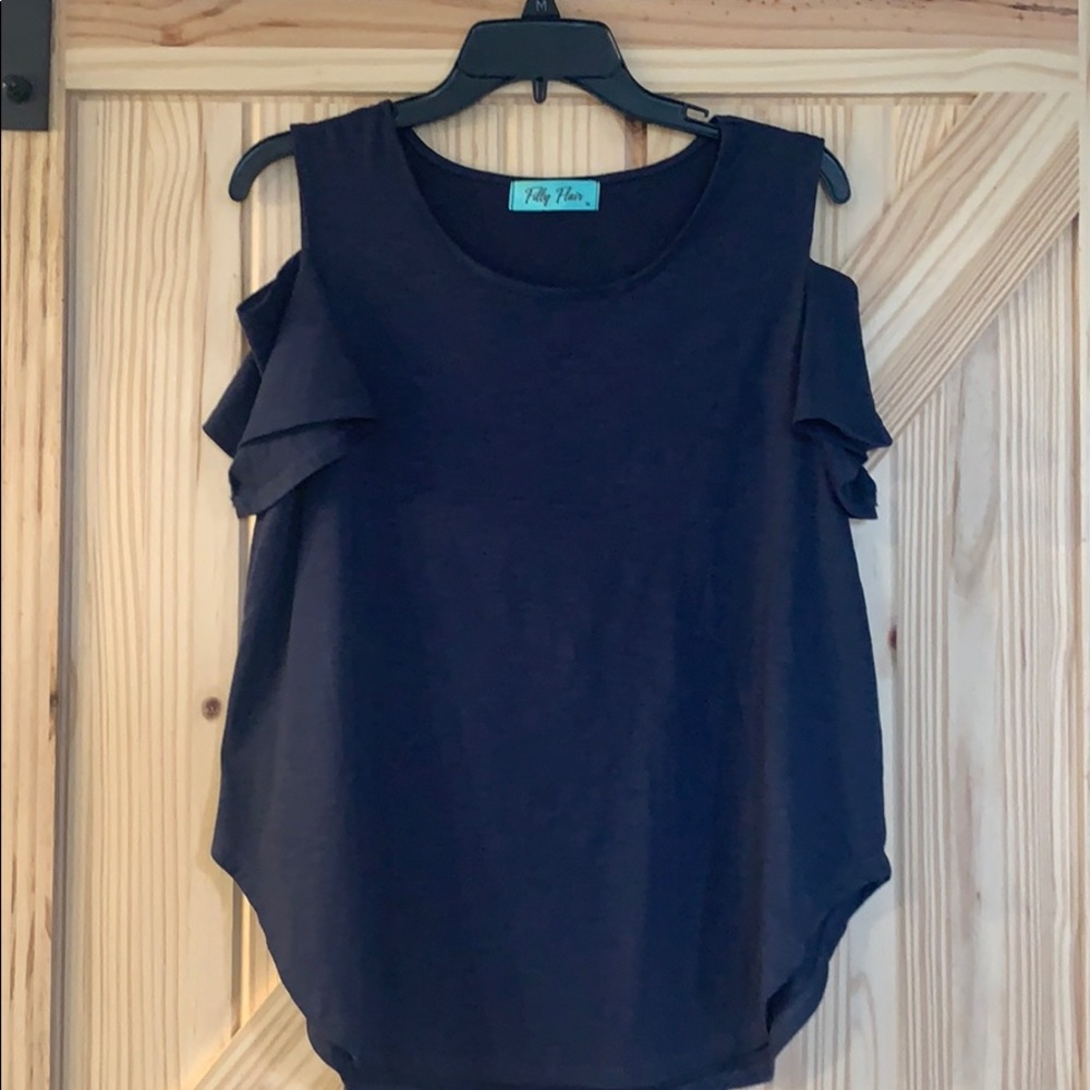 Cold shoulder top